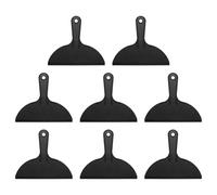 QUARKZMAN 8pcs Espátula De agramasa 7.87" Cuchillas De agramasa Plásticas Flexibles Desechables Herramienta De Limpieza Para Extender Pintura Reparación Relleno Parches Pintura Negro