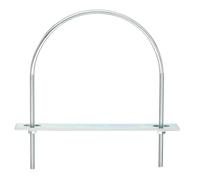 QUARKZMAN 8Pcs Pernos en U Redondos M6, Ancho Interior de 142mm, Longitud de 186mm Perno de Abrazadera en U con Tuercas y Placas, de Acero al Carbono para Reparación Tuberías y Industriale