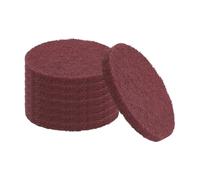 QUARKZMAN 8Pcs Scrubber Scouring Pad, 4 Inch 400 Grits Disca Per Trapano Con Anello E Maglia Per Lucidatura E Pulizia Di Mobili E Auto,
