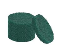 QUARKZMAN 8Pcs Spugna Abrasiva, 4 Pollici 240 Grana Disco Per Trapano Con Superficie A Maglie Per Pulizia Di Mobili E Automobili, Verde