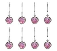 QUARKZMAN 8Pcs Tiradores De Cremallera, Repuesto De Tirador De Cremallera Para Maletas Chaquetas Mochilas Botas (Morado)