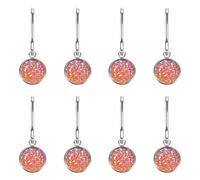 QUARKZMAN 8Pcs Tiradores De Cremallera, Repuesto De Tirador De Cremallera Para Maletas Chaquetas Mochilas Botas (Rosa Claro)