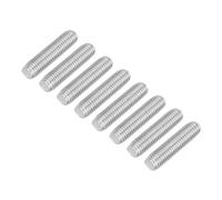 QUARKZMAN 8Pcs Varilla Roscada Completa M10 x 40mm Acero Inoxidable 304 Rosca a la Derecha Pernos de Barra para Ensamblaje de Muebles y Maquinaria