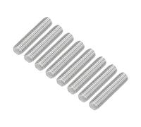 QUARKZMAN 8Pcs Varilla Roscada Completa M8 x 35mm Acero Inoxidable 304 Rosca a la Derecha Pernos de Barra para Ensamblaje de Muebles y Maquinaria