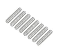 QUARKZMAN 8Pcs Varilla Roscada Completa M8 x 40mm Acero Inoxidable 304 Rosca a la Derecha Pernos de Barra para Ensamblaje de Muebles y Maquinaria