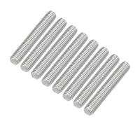 QUARKZMAN 8Pcs Varilla Roscada Completa M8 x 50mm Acero Inoxidable 304 Rosca a la Derecha Pernos de Barra para Ensamblaje de Muebles y Maquinaria