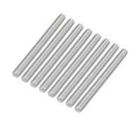 QUARKZMAN 8Pcs Varilla Roscada Completa M8 x 80mm Acero Inoxidable 304 Rosca a la Derecha Pernos de Barra para Ensamblaje de Muebles y Maquinaria