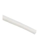 QUARKZMAN 9.8 Pies 10mm Cable Gestión Manga x 1uds Alta Temperatura Vidrio Fibra Manga Cable Protector para USB Cable Alimentación Cable Organizador Video Cable Ocultador, [Blanco]