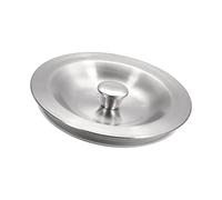 QUARKZMAN 90mm x 12mm Cocina Fregadero Tapón Tapas x 1uds Inoxidable Acero Fregadero Desagüe Tapón Cubierta para Cocina Fregadero Cesta