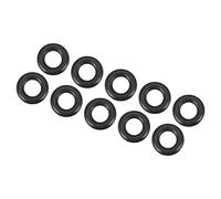 QUARKZMAN 9mm x 5mm x 2mm Nitrilo Goma Juntas Tóricas x 10uds Redondo Junta Arandela para Grifo Plomería Reparación Sellado Conexión [Negro]