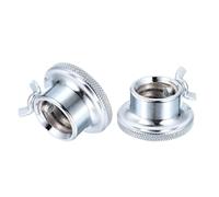 QUARKZMAN Abrazaderas de Tornillo para Barra de Pesas, 28mm, Antideslizantes Tornillos, Cierre Giratorio, para Levantamiento de Pesas con Barra y Mancuernas, 2 Juegos