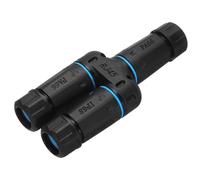 QUARKZMAN Acoplador RJ45 Impermeable, Hembra a Hembra 1 en 2 Salida Divisor Impermeable IP68 Conector de Cable de Red Exterior LAN para Cat5/Cat5e/Cat6/Cat7/Cat8