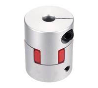 QUARKZMAN Acoplamiento de eje de aluminio 9 mm a 10 mm Acoplador de eje | Acoplamiento flexible de araña, de araña, Conjunto de eje de junta, L50mm x D40mm, Conector para impresoras 3D