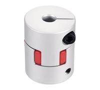 QUARKZMAN Acoplamiento de eje de aluminio de 15 mm a 19 mm, acoplamiento flexible de araña L50mm x D40mm, acoplador de eje de araña para impresoras 3D, codificador DIY, máquina fresadora CNC