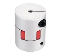 QUARKZMAN Acoplamiento de eje de aluminio de 8 mm a 20 mm Acoplamiento flexible de araña L50mm x D40mm Acoplador de eje de araña Conjunto de eje de junta para impresoras 3D