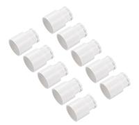 QUARKZMAN Adaptador de Conducto Macho Tuerca de Bloqueo PVC Abrazaderas de Tubo 25 mm Sello Conexión para Adaptador de Ajuste Caja de Conducto DIY Paquete de 10