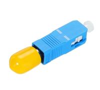 QUARKZMAN Adaptador Óptico de Fibra SC/UPC Macho-ST Hembra, Adaptador Simplex de Modo Único, SC-ST UPC, para Conector de Red de Internet, 1 Unidad