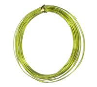 QUARKZMAN Alambre de Armadura de Aluminio de 1Mm Calibre 18, 32.8 Pies (10M) Alambre Metálico Flexible para Hacer Joyas, Manualidades, Coronas, Esculturas de Árboles Bonsái, Color Verde Lima