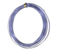 QUARKZMAN Alambre de Armadura de Aluminio de Calibre 18 de 1Mm, 32.8 Pies (10M) Alambre Metálico Flexible para Hacer Joyas Diy, Manualidades de Escultura de Árboles Bonsái, Color Lila Claro