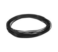 QUARKZMAN Alambre de Entrenamiento de Bonsái de Aluminio Anodizado 1.5Mm/15 Gauge 33 Pies de Longitud Alambre de Bonsái Flexible para Jardinería, Horticultura, Paisajismo, Plantación, Negro