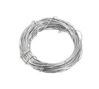 QUARKZMAN Alambre De Titanio, 16 Pies X 0.6mm Calibre 23 TA1 Titanio Puro Alambre Redondo Suave Para Soldadura Y Manualidades De Joyería Electricidad (Tono Plateado)