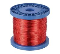 QUARKZMAN Alambre Esmaltado 20 AWG Alambre Magnético Grado F Rojo Azul | 311 Fahrenheit 155 Celsius, Alambre De Cobre Esmaltado Calibre 20 48 Oz, Para Transformador Motor Eléctrico