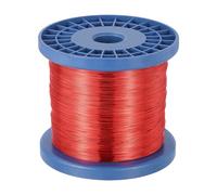 QUARKZMAN Alambre Esmaltado 24 AWG, Alambre De Cobre Esmaltado Calibre 24 48 Oz Alambre Magnético Para Transformadores Motores Eléctricos, Grado F 311 Fahrenheit (155 Celsius), Rojo, Azul