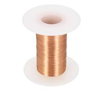 QUARKZMAN Alambre Esmaltado Calibre 44 AWG, Alambre De Cobre Esmaltado Calibre 44 2 Oz Alambre Magnético Para Bobinas De Transformadores, Grado F 311 Fahrenheit (155 Celsius), Color Cobre