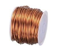QUARKZMAN Alambre Magnético de 1.4mm 13m/43Ft Alambre de Cobre Esmaltado Alambre de Bobinado Magnético de Esmalte 200G 155C para Transformadores Inductores