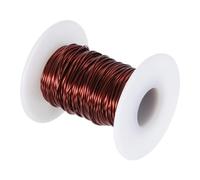 QUARKZMAN Alambre Magnético de 1 mm, 46 Pies, Alambre de Cobre Esmaltado, Alambre de Bobinado Magnético Esmaltado, Bobina de 100 G, 130℃ para Transformadores, Inductores