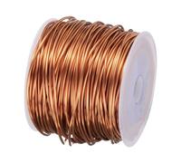 QUARKZMAN Alambre Magnético de 1mm 28m/92Ft Alambre de Cobre Esmaltado Alambre de Bobinado Magnético de Esmalte 200G 155C para Transformadores Inductores
