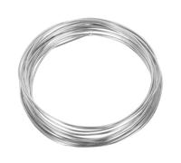 QUARKZMAN Alambres De Cobre Calibre 14 Para Hacer Joyería, 1 Rollo 5m Alambres Para Abalorios Resistentes A La Corrosión Para Suministros De Joyería DIY (K-Plata)