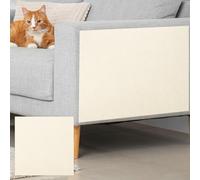 QUARKZMAN Alfombrilla Rascadora Autoadhesiva para Gatos 1 Rollo 236" X 236" Protector De Sofá contra Garras De Gato para DIY Sofá Pared Puertas Alfombra Rascadora Color Beige