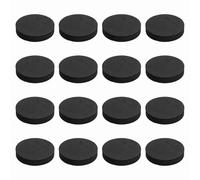 QUARKZMAN Almohadillas De Aislamiento Para Altavoces De Un Solo Lado 60mmx12mm Redondas Negras Antideslizantes De Espuma Acústica EVA Pies Base Antivibratoria Paquete De 16