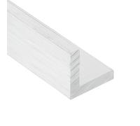 QUARKZMAN Ángulo Aluminio, 0.98"x0.98"x16" Largo 0.2" Grosor Pared Barras Aluminio 6063 Temple T5 Stock Fábrica para Construcción, Mobiliario, Estantes, Soportes, DIY, Industrial 1 pieza