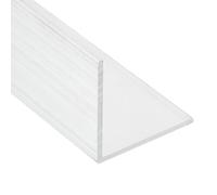 QUARKZMAN Ángulo Aluminio 1.57"x1.57"x12" Largo 0.08" Grosor Pared 6063 Barras Aluminio T5 Temple Stock Molino Para Construcción Edificios Muebles Estantes Soportes DIY Industrial 1pcs