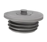 QUARKZMAN Anillo de Sellado para Tubería de Desagüe con Tapón Anillo de Silicona para Sellado de Desagüe de Piso Antiodoros de Alcantarillado para PVC Tuberías 60-65mm Gris