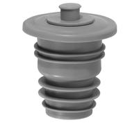 QUARKZMAN Anillo de Sellado para Tubería de Desagüe con Tapón Anillo de Silicona para Sellado Tapón de Desagüe Antiodoros para Tuberías de Desagüe de PVC de 35-40mm Gris