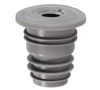 QUARKZMAN Anillo de Sellado para Tubería de Desagüe Tapón de Sellado de Silicona para Lavadora Tapón de Desagüe de Piso Antiodoros para Tuberías de Desagüe de PVC de 35-40mm Gris