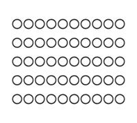 QUARKZMAN Anillo Goma Nitrilo O Ring 1.09 Cm OD 0.79 Cm ID 0.15 Cm Ancho Junta Sellado NBR Arandela Sello O-Ring Reparación Aire Y Gas Negro Paquete 50