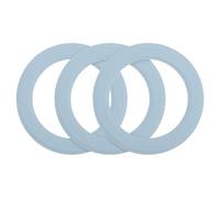 QUARKZMAN Anillo Magnético Adhesivo, 3 Piezas Anillo Adaptador Magnético Universal De Cuero Kit De Conversión para Carga Inalámbrica para Funda De Teléfono Cargador Inalámbrico, Azul