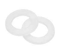 QUARKZMAN Arandelas Planas De Nylon, M12 x 12mm DI x 20mm DE Arandela Plana Lisa Para Grifos Domésticos Tuberías Y Mangueras De Agua, Blanca, Paquete De 100