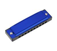 QUARKZMAN Armónica 10 Agujeros 10 Tonos Armónica En Do Instrumento Musical De Boca Juguete Para Adultos Principiantes Educativo (Azul)