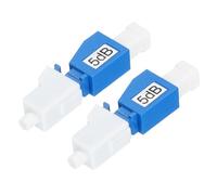 QUARKZMAN Atenuador de Fibra Óptica LC de 5db, LC/UPC Monomodo Fijo Macho a Hembra para Transmisión de Fibra Óptica Paquete de 2