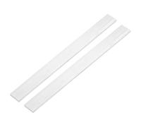 QUARKZMAN Barra Plana de Aluminio Cuadrada, 2 Pcs 3mm de Grosor 30mm de Ancho 305mm de Longitud Placa Plana Cuadrada de Aluminio 6063, 3 x 30 x 305 mm de Stock Sólido de Molino