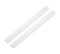 QUARKZMAN Barra Plana de Aluminio Cuadrada, 2 Pcs 5mm de Grosor 25mm de Ancho 305mm de Longitud Placa Plana Cuadrada de Aluminio 6063, 5 x 25 x 305 mm de Stock Sólido de Molino