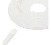 QUARKZMAN Barra Soporte 15 Pies, Espesor 0.24"s, Espuma Caucho Silicona Para Ahorrar Calafateo, Sello Tira Meteorológica Para Sellado Huecos En Hormigón, Juntas Expansión, Relleno, Blanco