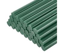QUARKZMAN Barras de Pegamento Caliente, 11x200mm, 30 Pcs Palos Termofusible de Alta Adhesión para Pistola de Pegamento Ideal para Bricolaje, Manualidades, Verde Oscuro