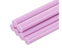 QUARKZMAN Barras de Pegamento Caliente, 11x200mm, 6 Pcs Palos Termofusible de Alta Adhesión para Pistola de Pegamento Ideal para Bricolaje, Manualidades, Rosa Claro