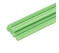 QUARKZMAN Barras de Pegamento Caliente, 7x100mm, 6 Pcs Mini Palos Termofusible de Alta Adhesión para Pistola de Pegamento Ideal para Bricolaje, Manualidades, Verde Profundo